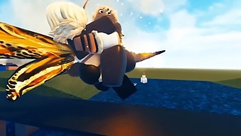 Giant Monster Erotica Battle Between Godzilla And Mothra In A Roblox Virtual World