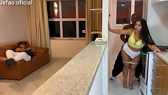 I Ended Up Having Sex With A Hot Woman While Fixing A Client'S Machine, And The Husband Got Involved By The Tv, Leaving Us To Our Own Devices