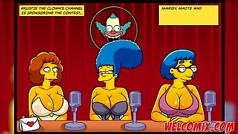 Get Lost In The World Of Simptoons And Simpsons Hentai With This Milf'S Steamy Performance!